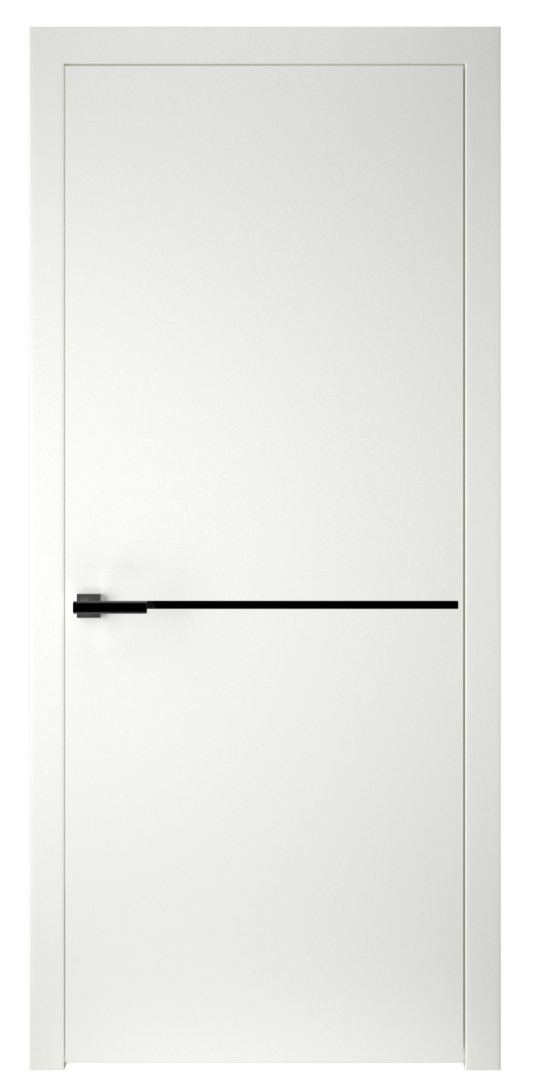 Дверь межкомнатная глухая Flat Line 1: 60х200 эмаль белая